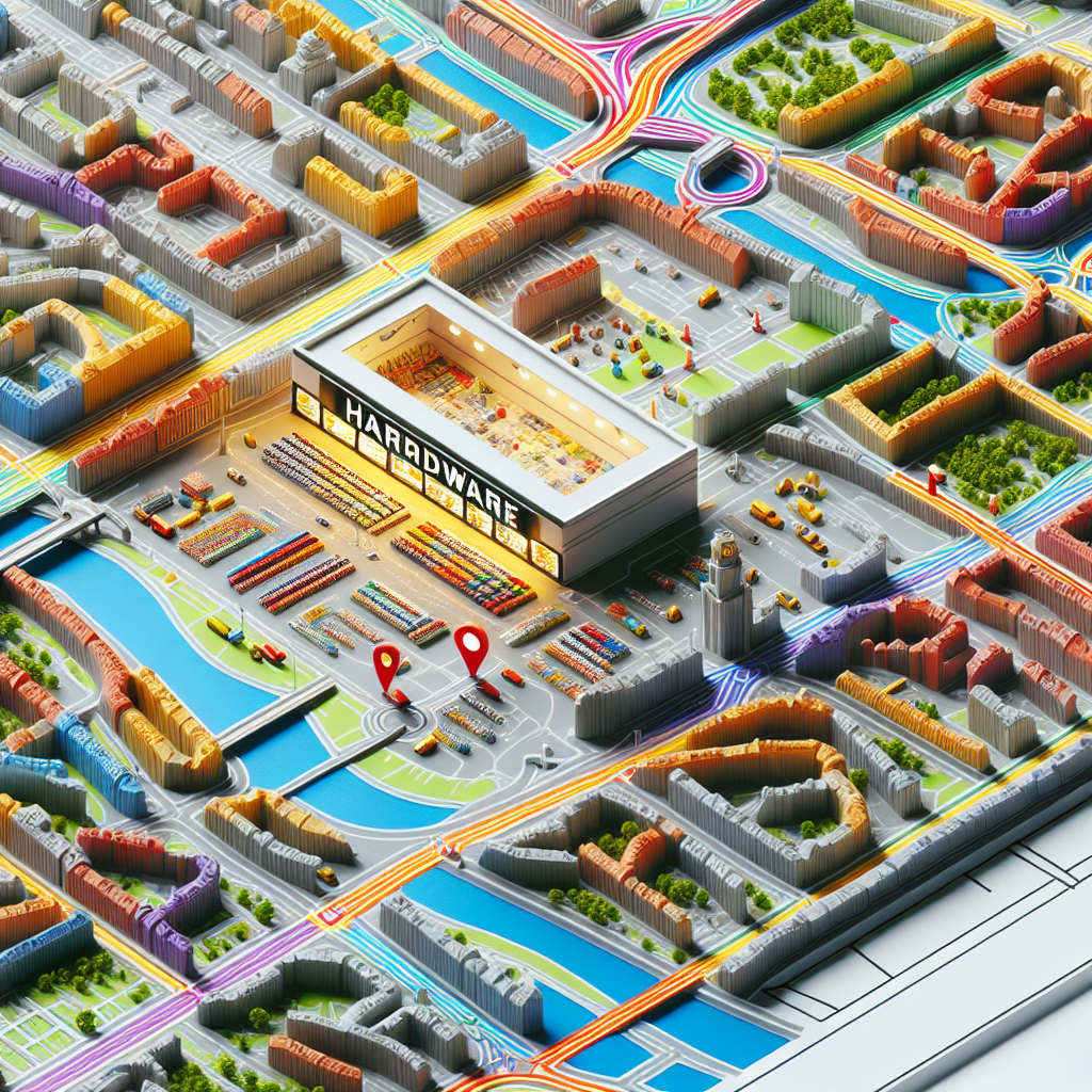 A map showing the location of our store in Brussels